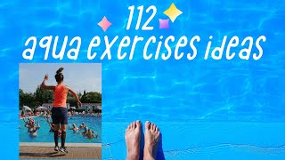 114 BEST WATER EXERCISES Sculpt your body get strings core and lose extra weight in no time [upl. by Hsirrap310]