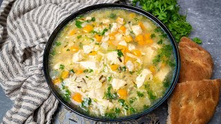 Instant Pot Chicken and Rice Soup [upl. by Docilla]