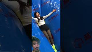 trampoline trampolineflps sports funny minitrampoline climbing music song newsong [upl. by Leahcimnoj]