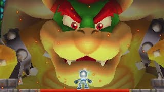 New Super Mario Bros 2  All Castle Bosses with Silver Luigi [upl. by Ahsaeit303]