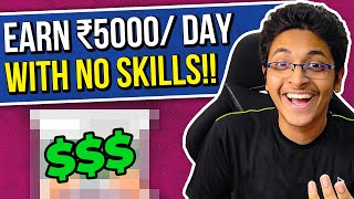 EARN Rs 5000Day Typing Online NO Skills Required Easiest Way to Make Money Online [upl. by Eillime688]