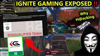 Team Ignite Gaming EXPOSED for Using Brutal Hcks BMPS 2024 Tutu Esp Allegations SnehilopGaming [upl. by Manella566]