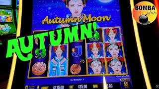 AUTUMN MOON to the RESCUE casino lasvegas slotmachine [upl. by Blood]