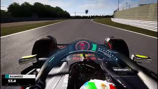 Suzuka Circuit  RB18 Halo HUD  Assetto Corsa [upl. by Ellerehc]