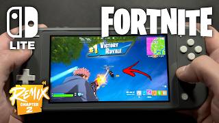 Fortnite on Nintendo Switch Lite 714 [upl. by Slater]