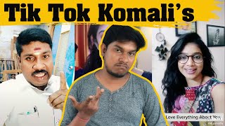 Tik Tok Komalis  மயில் தொண்டையா   Vj Parvathy GP Muthu Gayathri Shan Tamil Tik Tok Comedy [upl. by Alurta]