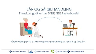 SÅRBEHANDLING I PRAKSIS  FOREBYGGING OG BEHANDLING AV TRYKKSÅR OG FUKTSÅR  DIREKTE STRØM [upl. by Ttenaej]