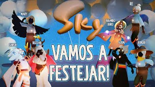 LIVESTREAM 🎉FIESTA 🎉 junto a los SKYTUBERS ❤️ feliz aniversario SKY [upl. by Onaireves812]