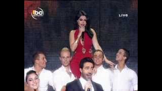 Haifa Wehbe Salma Ya Salama Celebrity Duets هيفاء وهبي سالمة يا سالامة [upl. by Yht]