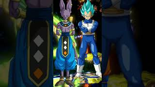 Who is strongerVegeta vs Beerus anime dbs shorts [upl. by Enawtna930]