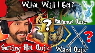 I GOT WHAT  Harry Potter Sorting HatWandPatronus Quiz [upl. by Iznil488]