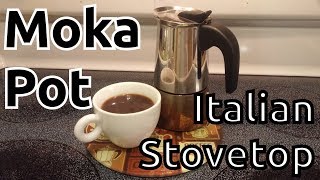 How to use a Moka Pot Italian Stovetop Espresso Maker [upl. by Almena989]