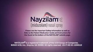 NAYZILAM® midazolam nasal spray CIV Indication and Important Safety Information [upl. by Gardas]