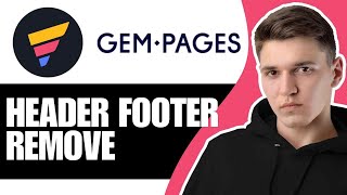 Gempages Theme Header And Footer Remove Step By Step Tutorial [upl. by Kimmel]