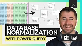 Database Normalization for Beginners  How to Normalize Data w Power Query full tutorial [upl. by Chiarra]