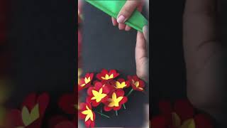 Flower Making368 Paper Crafts For Schooldiyartandcraftcraft howtomakepaperflowerwalpapercrafts [upl. by Rapp754]