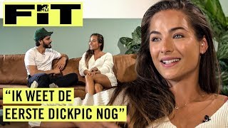 NOCHTLI over ongewenste snaps van PROFVOETBALLERS haar TVdroom en nieuwe app  MTV Fit Sit Down [upl. by Enelrad]