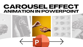 How to Create Carousel Effect Animation in PowerPoint using Morph Transition  StepbyStep Tutorial [upl. by Aicekan]