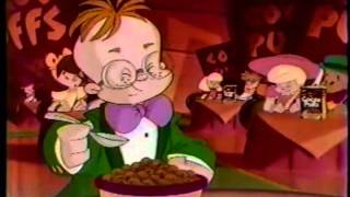 Cocoa Puffs Cereal Commercial 1991 [upl. by Aneerb]