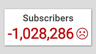 How I Lost 1000000 Subscribers [upl. by Irakuy]