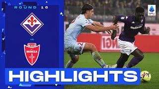 FiorentinaMonza 11  The sides split the points in Florence Goals amp Highlights  Serie A 202223 [upl. by Alma331]