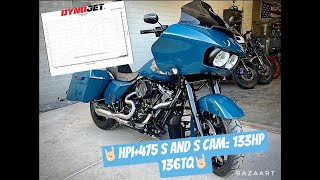 2021 Road Glide Special w Hpi Shorty Exhaust S And S 475 full Cam Kit Trask 133hp 136ftlbs tq [upl. by Irok]