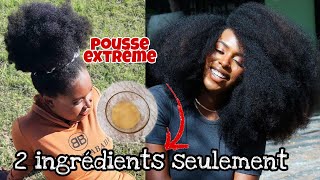 cette recette fera pousser vos cheveux 3 fois plus vite en une semaine seulement 2 ingrédients [upl. by Asirral504]