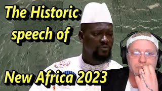 THE GREATEST SPEECH EVER by AN AFRICAN LEADER explaining THE NEW AFRICAEVERYONE MUST HEAR Historic [upl. by Pamela390]