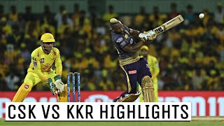 CSK vs KKR Full Highlights IPL 2019 Match 23  Chennai Super Kings vs Kolkata Knight Riders [upl. by Matheson]