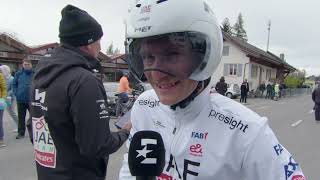 Felix Großschartner  Interview at the finish  Stage 3  Tour de Romandie 2024 [upl. by Lessur673]