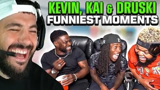 Kai Cenat Kevin Hart amp Druski FUNNIEST Moments [upl. by Llewop]