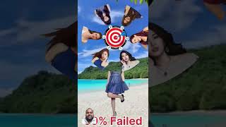 Girl face perfect matching challenge challenge puzzle shortsfeed [upl. by Prowel856]