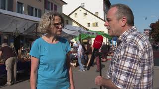 Flohmarkt in Sissach [upl. by Hanaj]