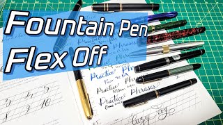 Which Flex Nib Is Best  Fountain Pen Comparison [upl. by Horton771]