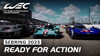 Hypercar contenders are ready  2023 1000 Miles of Sebring  FIA WEC [upl. by Accebber]