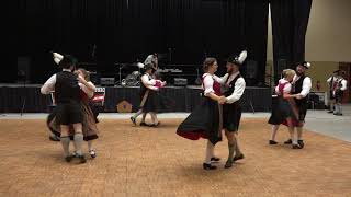 Salzburger  Alpentänzer Schuhplattler Ehrentaze  5th West Bezirksfest  2018  Leavenworth WA [upl. by Aduhey]