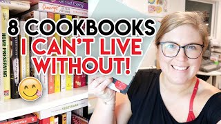 8 COOKBOOKS EVERYONE SHOULD OWN 📚 VLOGUST 2020 DAY 6 ☀ WHAT ARE THE BEST COOKBOOKS [upl. by Eyr]