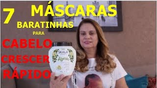 COMO FAZER O CABELO CRESCER MUITO RÁPIDO COM 7 MÁSCARAS PRODUTOS FARMÁCIA CRESCIMENTO CAPILAR [upl. by Ledba]