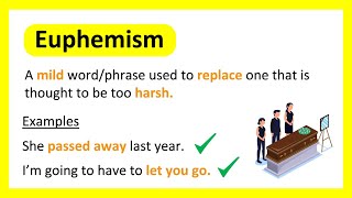 What is EUPHEMISM  Learn with Examples [upl. by Gerita]