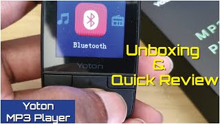 Yoton MP3 Player with Bluetooth 64GB Unboxing and Quick Review  Is this the Best MP3 Player [upl. by Bayard708]