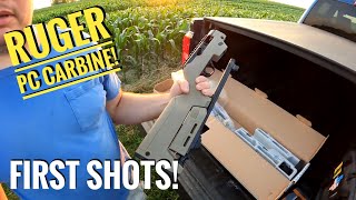 Ruger PC Carbine First Shots FDE Model How Will It Perform [upl. by Leribag]