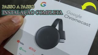 Chromecast 3 Google  detalhes e instalação completa [upl. by Aitercul]