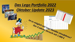 Lego 1000 € Portfolio 2022  Update Oktober 2023  Wie sieht es nach knapp 10 Monaten aus [upl. by Olag]