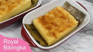 ROYAL BIBINGKA RECIPE Using Glutinous Rice Flour [upl. by Dasi]