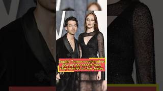 No wonder Sophie Turner would rather give up her assets to divorce Joe Jonascelebrity foryou usa [upl. by Acitel]