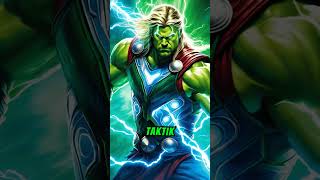 Hulk vs Thor marvel wissen shorts [upl. by Lorac]