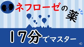 【ネフローゼの薬】17分でマスター薬学生・看護師のネフローゼの薬 [upl. by Nevin]