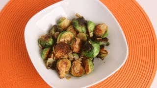 Garlic Brussels Sprouts Recipe  Laura Vitale  Laura in the Kitchen Episode 505 [upl. by Maryl]