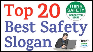 Top 20 Best Safety Slogan  Best Safety Slogan  National Safety Day  Safety Slogan in English [upl. by Akkimat]