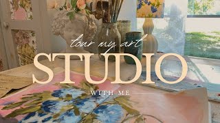 My Art Studio Tour [upl. by Arraeic]